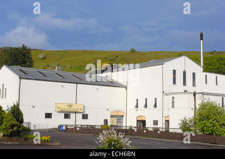 Talisker distillery, single malt whisky, Skye Island, Highlands region, Scotland, United Kingdom, Europe Stock Photo