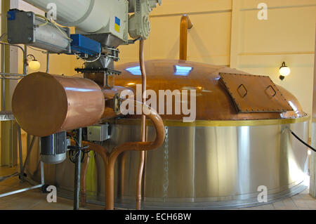 Talisker distillery, single malt whisky, Skye Island, Highlands region, Scotland, United Kingdom, Europe Stock Photo