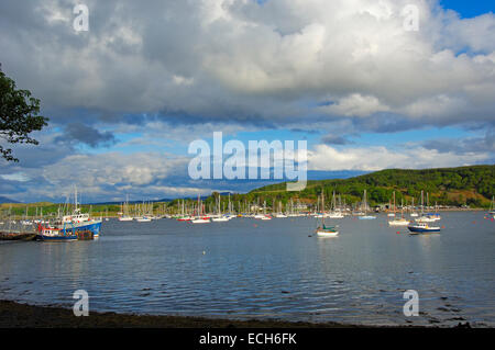 Small port near Oban, Argyll and Bute, Highlands, Scotland, United Kingdom, Europe Stock Photo