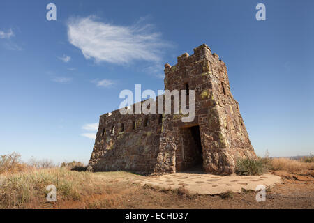 Coronado Heights near Lindsborg Kansas, USA, where Coronado ended his search for Seven Cities of Gold and returned to Mexico. Stock Photo