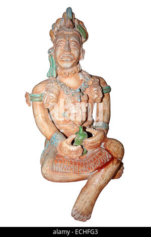 Mayan God Statue Stock Photo