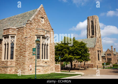 Saint St. Louis Missouri,Hi-Pointe,De Mun Historic District,neighborhood,Concordia Seminary,religion,Lutheran Church,Luther Tower,Johann Hinrich Benid Stock Photo