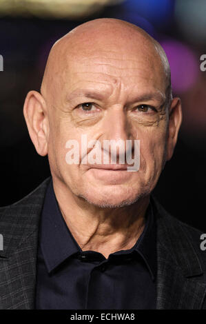 London, UK. 15th December, 2014. Sir Ben Kingsley attends the Night at the Museum Secret of the Tomb European Premiere on 15/12/2014 at The Empire Leicester Square, London.    Credit:  Julie Edwards/Alamy Live News Stock Photo