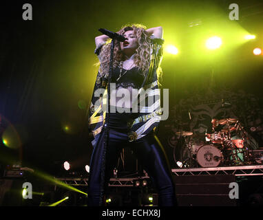 Singer Ella Eyre performs live onstage at Brixton Electric in Brixton, London, England on Thursday 12th June 2014  Featuring: ella eyre Where: London, United Kingdom When: 12 Jun 2014 Stock Photo