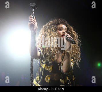 Singer Ella Eyre performs live onstage at Brixton Electric in Brixton, London, England on Thursday 12th June 2014  Featuring: ella eyre Where: London, United Kingdom When: 12 Jun 2014 Stock Photo