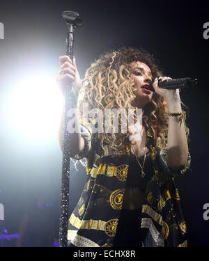 Singer Ella Eyre performs live onstage at Brixton Electric in Brixton, London, England on Thursday 12th June 2014  Featuring: ella eyre Where: London, United Kingdom When: 12 Jun 2014 Stock Photo