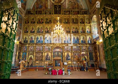 Russia, Golden Ring, Uglich, Transfiguration Cathedral Stock Photo