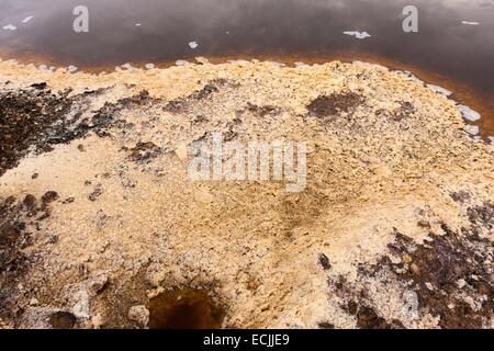 Kenya, lake Magadi, soda Stock Photo