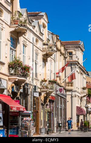 Republic of Macedonia, Bitola, the city center, the street Chirok Sokak Stock Photo