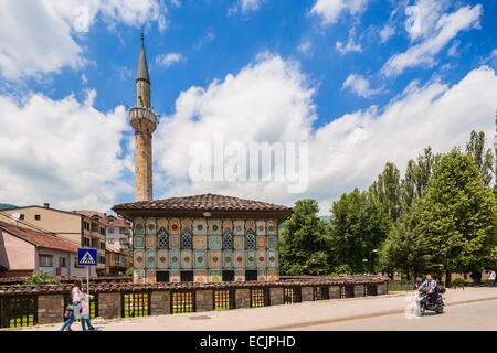 Republic of Macedonia, Tetovo, Ottoman mosque painted Stock Photo