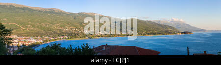 Republic of Macedonia, Lake Ohrid, listed as World Heritage by UNESCO Stock Photo