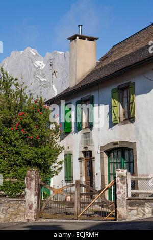 France, Pyrenees Atlantiques, Aspe Valley, Lescun Stock Photo