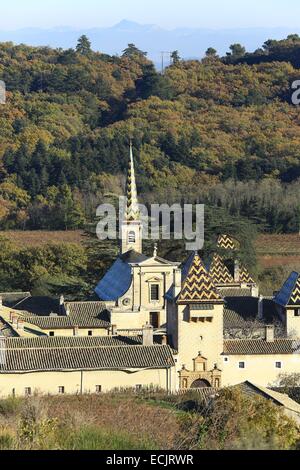 France, Gard, Saint Paulet de Caisson, Chartreuse de Valbonne (13th century) Historical Monument Stock Photo