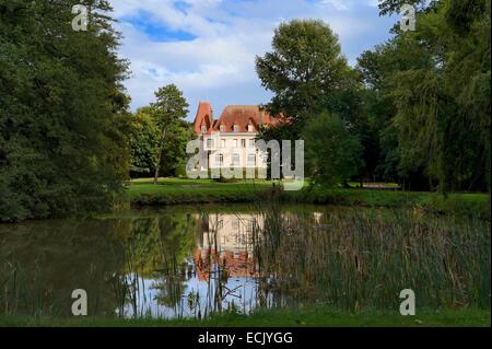 France, Meurthe et Moselle, Saintois region, Thorey Lyautey, Marshal of France Hubert Lyautey castle Stock Photo