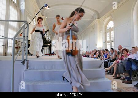 France, Paris, Parc des Sceaux, concert in the Orangery Stock Photo