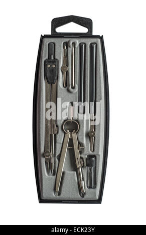 School Compass Set Stock Photo
