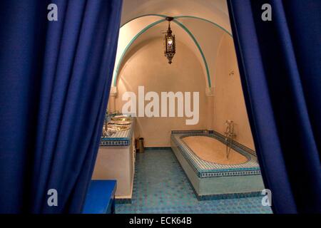 Marocco, Haut Atlas, Marrakesh, Demeures d'Orient Riad Stock Photo