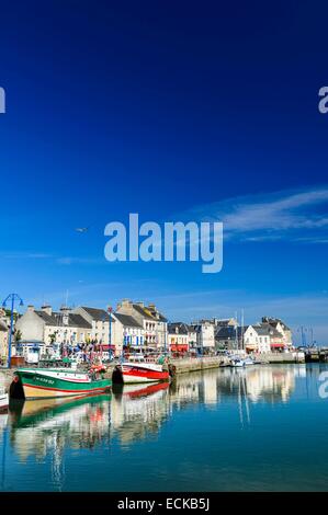 France, Calvados, Port en Bessin Stock Photo