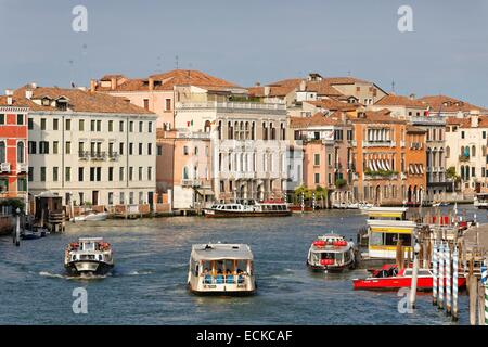 Italy, Venetia, Venice, listed as World Heritage by UNESCO, Canale Grande, Great Canal, Cannaregio district Stock Photo