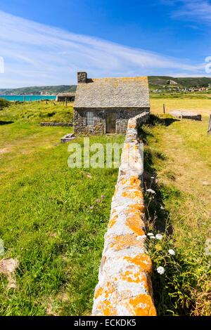 France, Manche, Cotentin, Cap de la Hague, Vauville Stock Photo