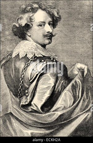 Sir Anthony van Dyck , 1599-1641, a Flemish Baroque artist, Sir Anthonis van Dyck, auch Anton van Dyck, 1599-1641, ein flämische Stock Photo