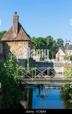France, Eure, Breteuil (or Breteuil sur Iton), the City Hall built in