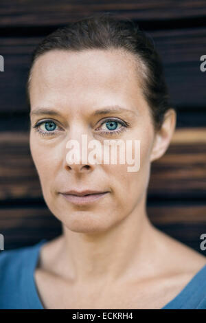 Portrait of confident mature woman outdoors Stock Photo