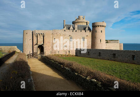 fort la latte, cap frehel, brittany, france Stock Photo