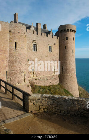 fort la latte, cap frehel, brittany, france Stock Photo