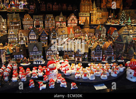 traditional Christmas fair display, Aachen Germany Stock Photo