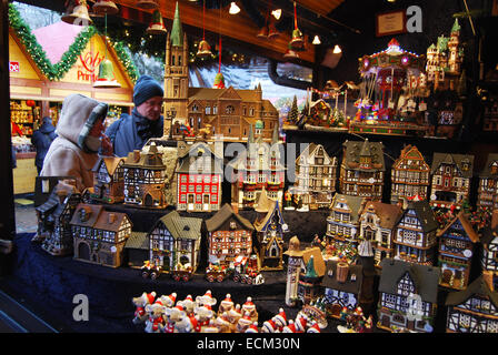 traditional Christmas fair display, Aachen Germany Stock Photo