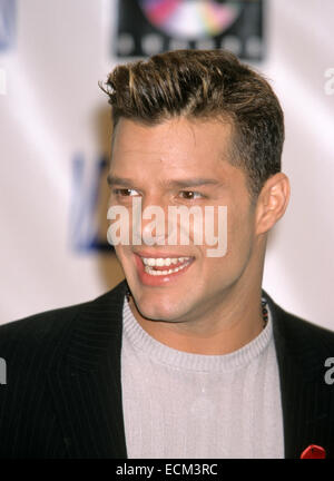 Puerto Rican pop singer Ricky Martin, who received the Global Icon ...