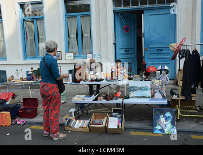Lille Braderie, Rijssel France. Stock Photo