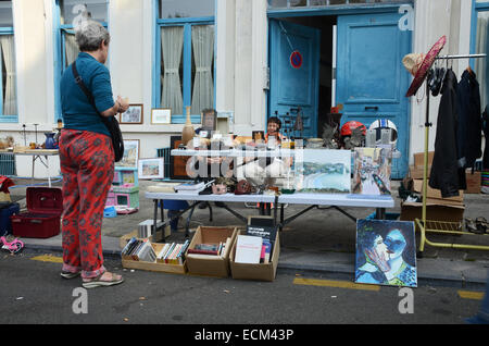 Lille Braderie, Rijssel France. Stock Photo