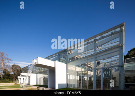 glasshouse of the Orto Botanico di Padova, the Botannical Garden in Padua, Italy Stock Photo