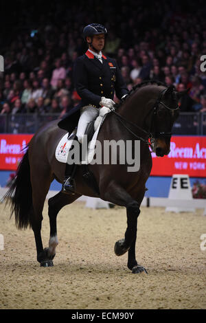 London, UK. 17th Dec, 2014. Olympia London Horse Show-Reem Acra FEI World Cup dressage leg grand prix Credit:  Action Plus Sports/Alamy Live News Stock Photo