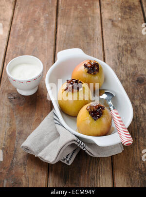 baked apples Stock Photo