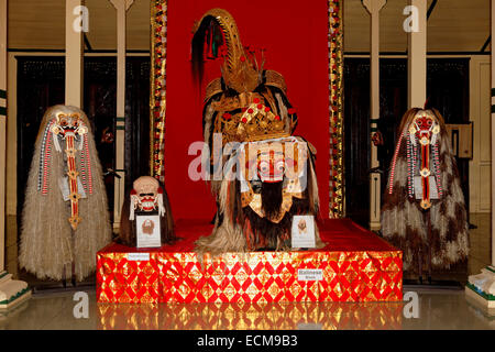 Barong Masks. Setia Darma House of Masks and Puppets, Mas, Ubud, Bali, Indonesia Stock Photo