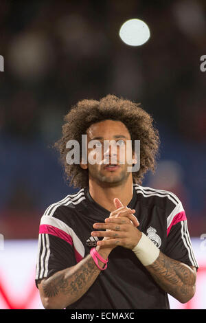 Marrakesh, Morocco. 16th Dec, 2014. Marcelo (Real) Football/Soccer : FIFA Club World Cup Morocco 2014 Semi-Final match between Cruz Azul 0-4 Real Madrid at Stade de Marrakech in Marrakesh, Morocco . Credit:  Maurizio Borsari/AFLO/Alamy Live News Stock Photo