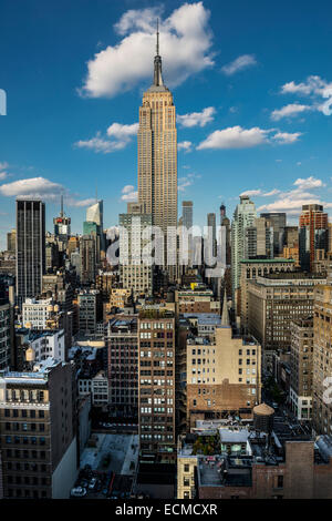 Empire State Building, Manhattan, New York City, New York, United States Stock Photo