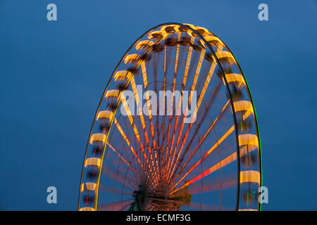 Ferris Wheel, fun fair at the Deutz bank of the Rhine, autumn fun fair, Cologne, North Rhine-Westphalia, Germany Stock Photo