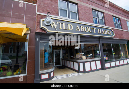Independence Missouri home town  of President Harry Truman store called Wild About Harry Stock Photo