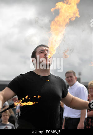 Susan Boyle attended her local Children's Gala Day in Blackburn, West Lothian. Other guests included local Livingston Labour MP Graeme Morrice. People wore fancy dress for the occasion  Featuring: Atmosphere Where: Blackburn, United Kingdom When: 14 Jun 2 Stock Photo