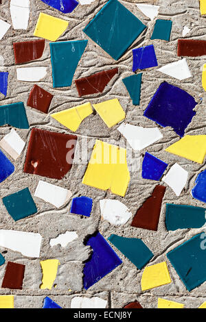 Mosaic texture background in outside Stock Photo