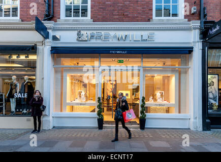 Exclusive Shops In South Molton Street, London, England Stock Photo