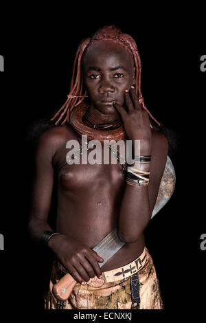 Himba woman Stock Photo