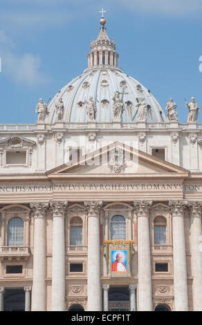 Saint Peter's Basilica in Vatican City Rome Stock Photo