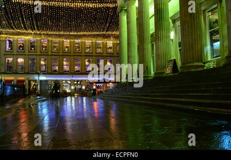 Royal Exchange Square in Glasgow, Scotland Stock Photo