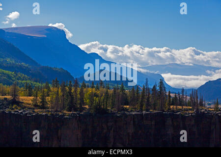 BRISTOL HEAD rises to 12713 feet in the SAN JUAN MOUNTAINS in SOUTHERN COLORADO Stock Photo