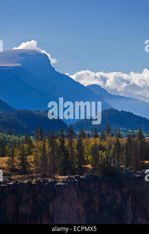 BRISTOL HEAD rises to 12713 feet in the SAN JUAN MOUNTAINS in SOUTHERN COLORADO Stock Photo